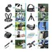 Set 52 accesorii camera sport GoPro + Geanta transport, iUni Kit9